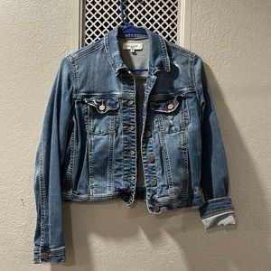 Carly Jean Los Angeles CJLA "Jayne" Denim Jacket, medium/dark wash